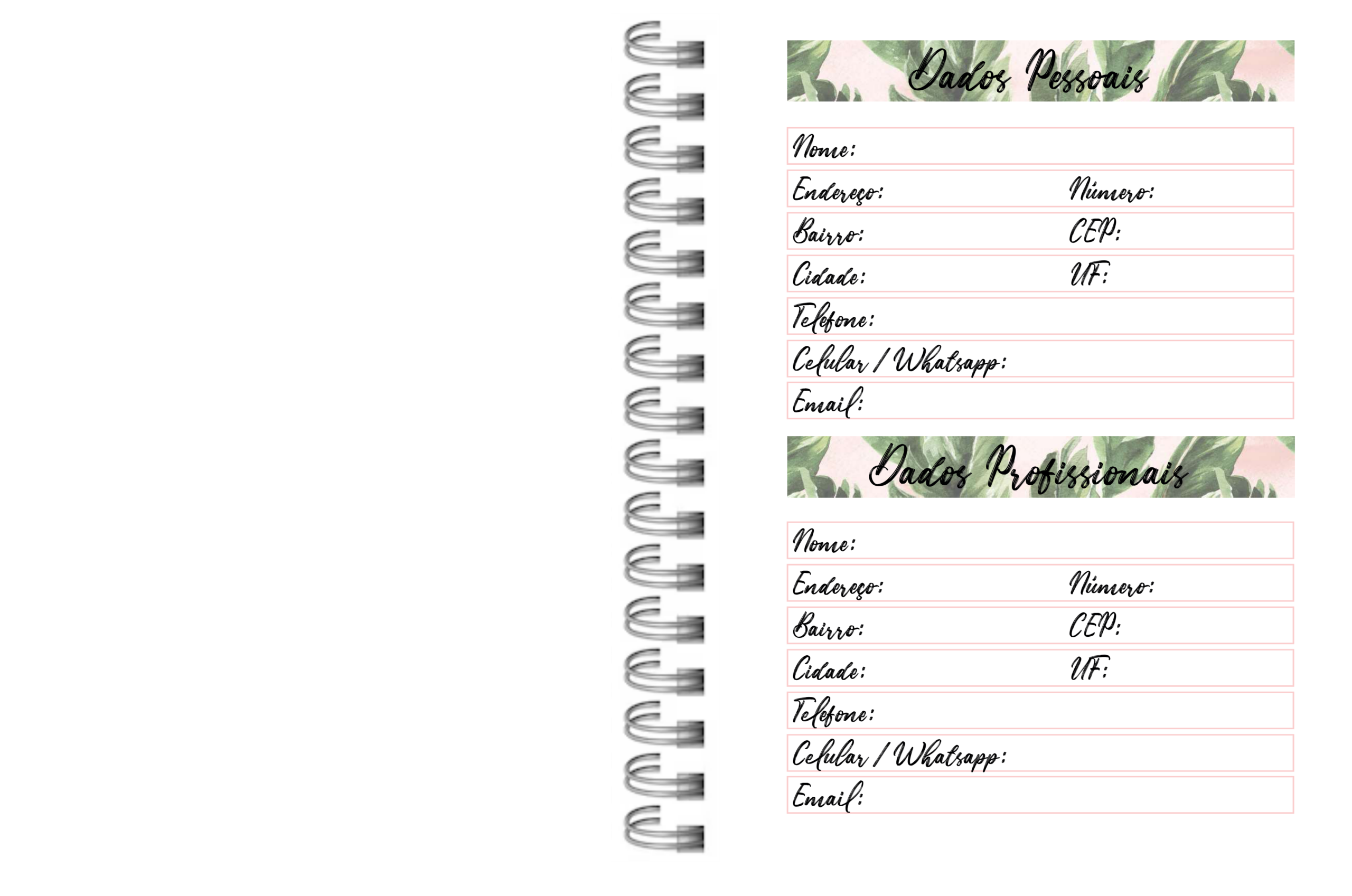 Arquivo Digital PDF - Miolo Agenda Modelo 02 - Imagem 2