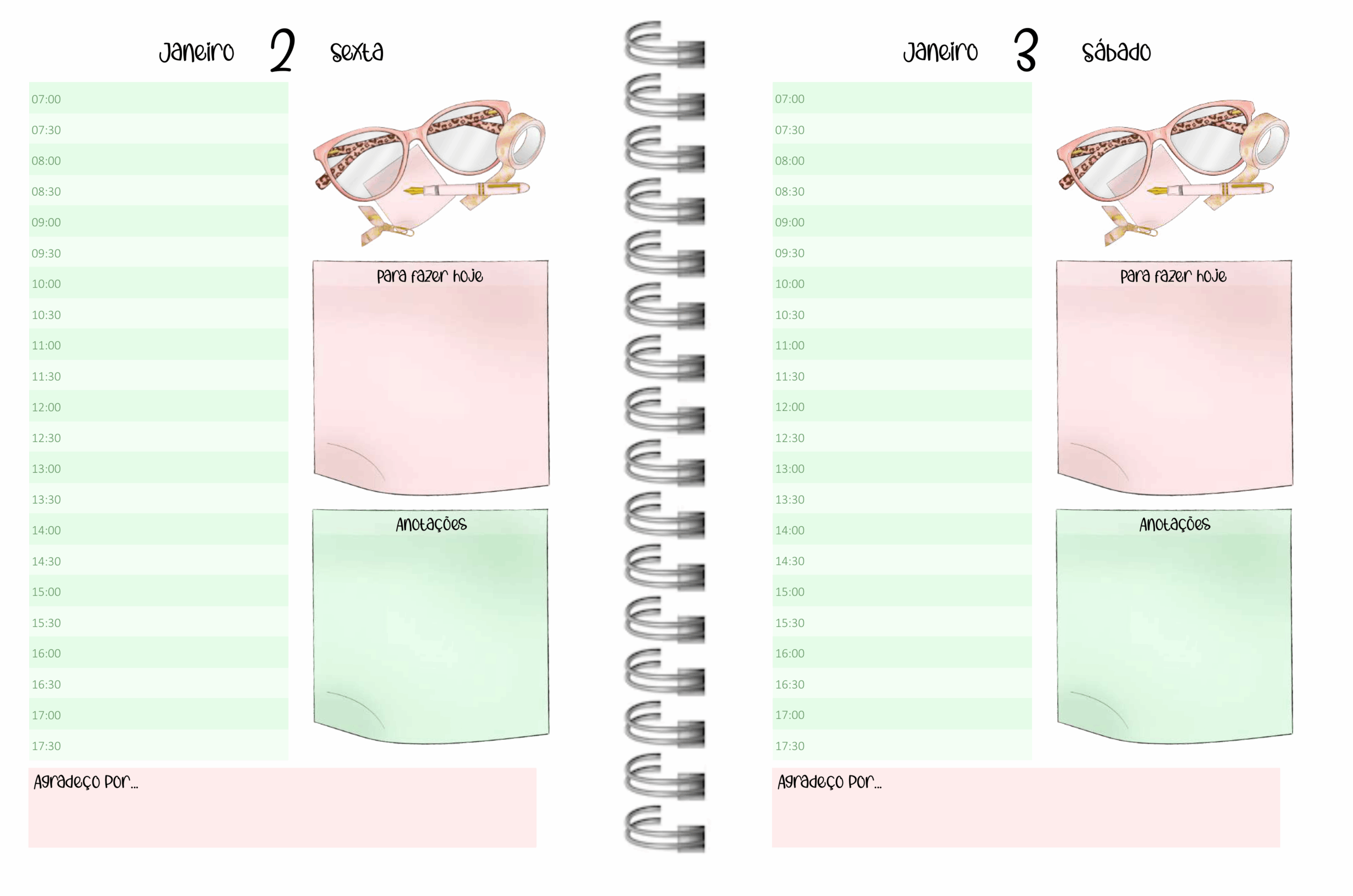 Arquivo Digital PDF - Miolo Agenda Modelo 12